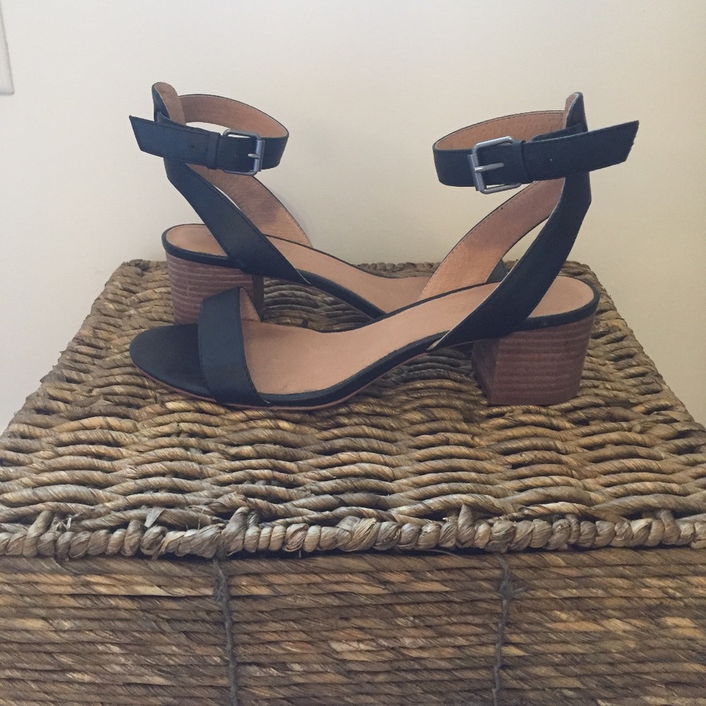 Madewell Block Heel Sandals - Size 9